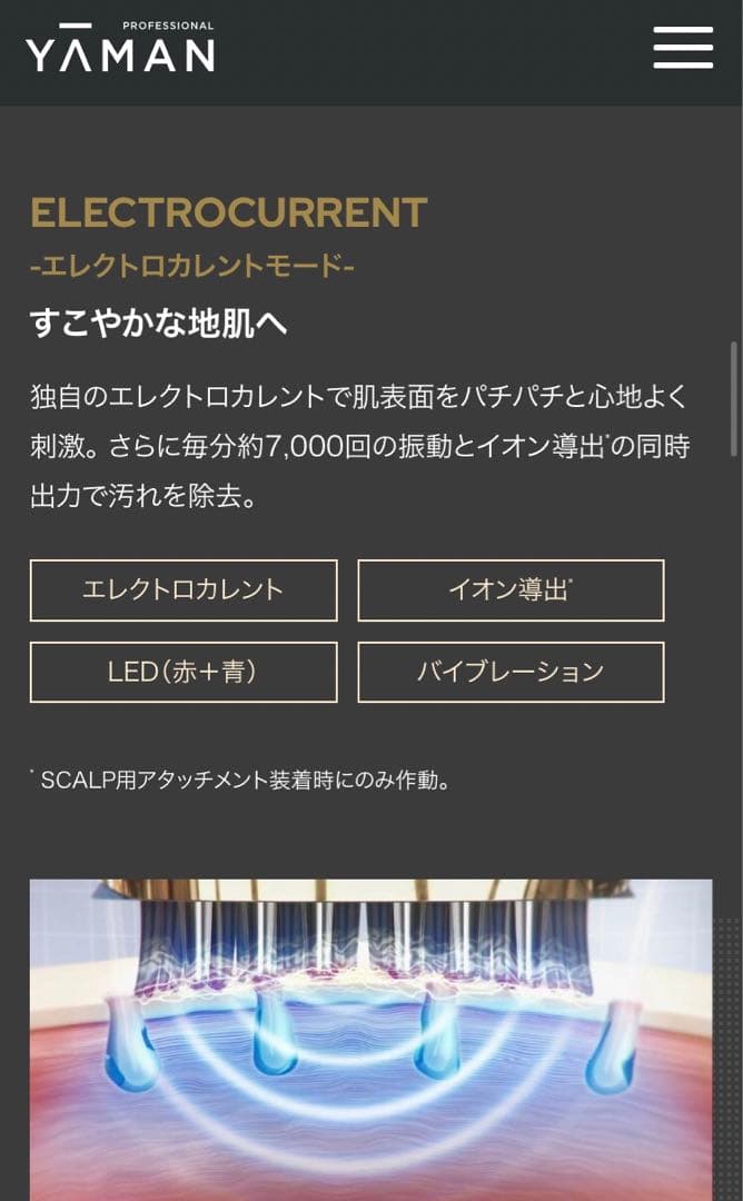 ヤーマン　ヴェーダスカルプブラシBS for salon