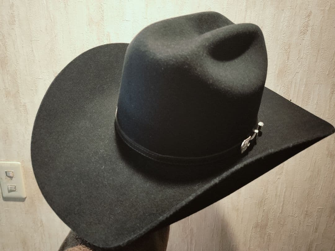 ウェスタンハット カウボーイハット ウール 硬めのフェルト ハット