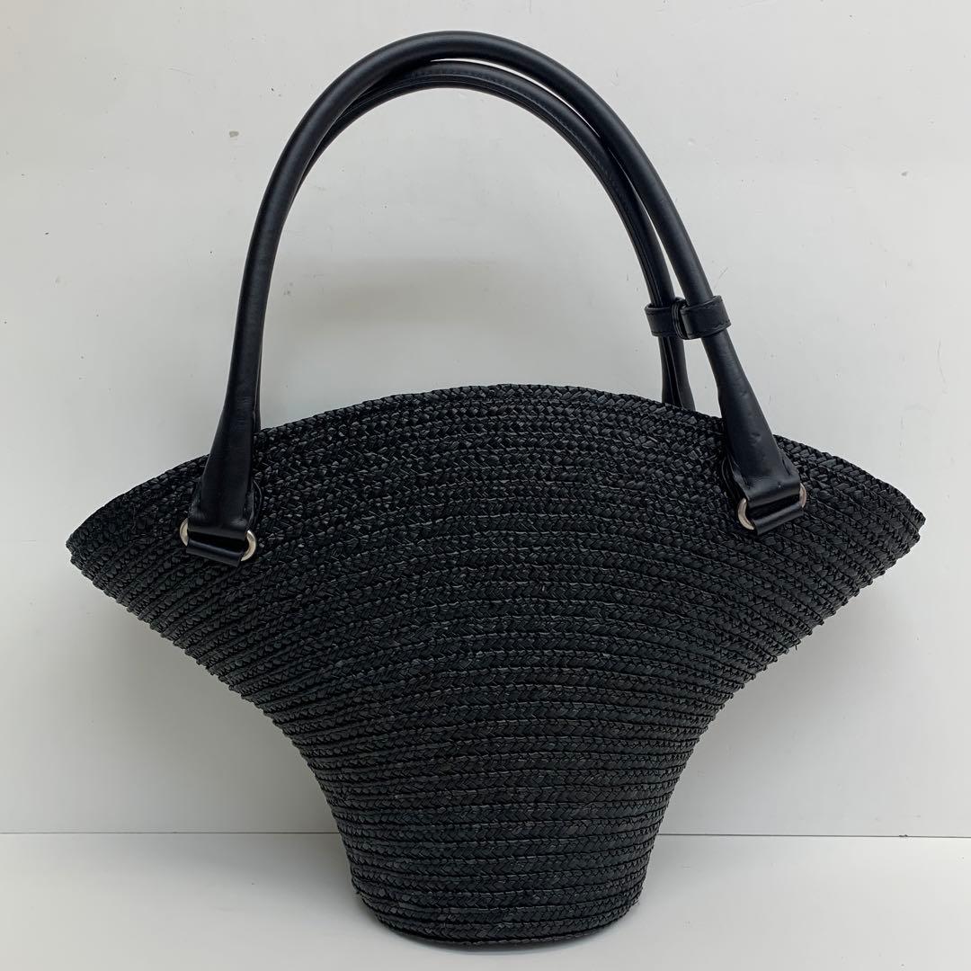 バレンシアガ ビーチバッグ ブラック 黒 かごバッグ 24082631