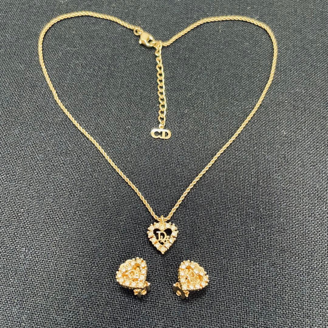 ChristianDior/クリスチャンディオール、ネックレス.イヤリングSET