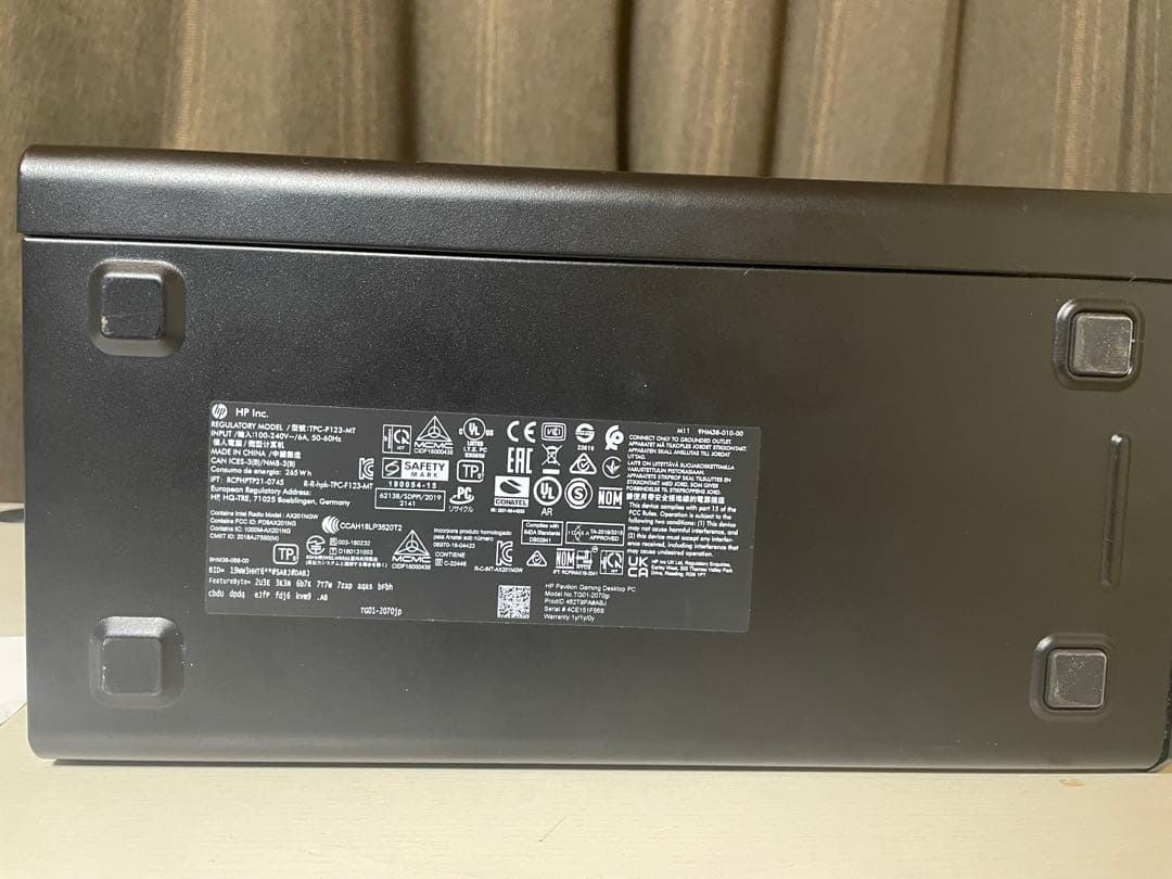 その他 HP Pavilion Gaming Desktop PC