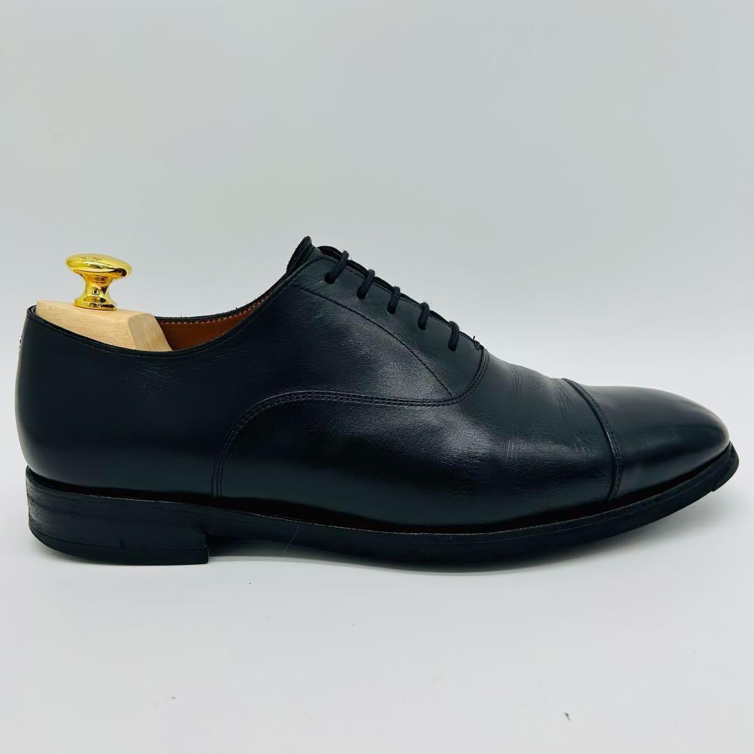 ユニオンインペリアル ストレートチップ 25.5cm ブラック 内羽根 革靴