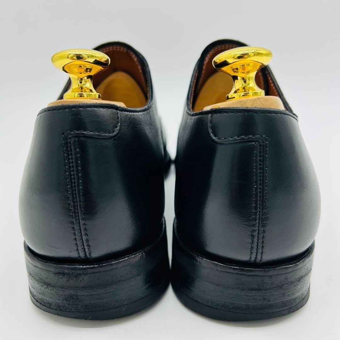 ユニオンインペリアル ストレートチップ 25.5cm ブラック 内羽根 革靴