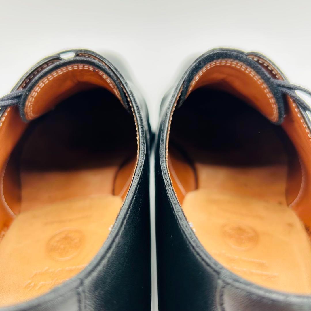 ユニオンインペリアル ストレートチップ 25.5cm ブラック 内羽根 革靴