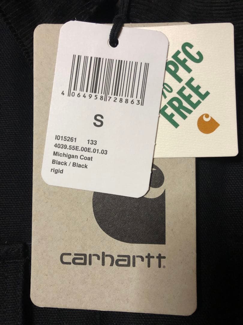【新品未使用】 カーハートWIP ミシガンチョアコート ブラック 海外Sサイズ