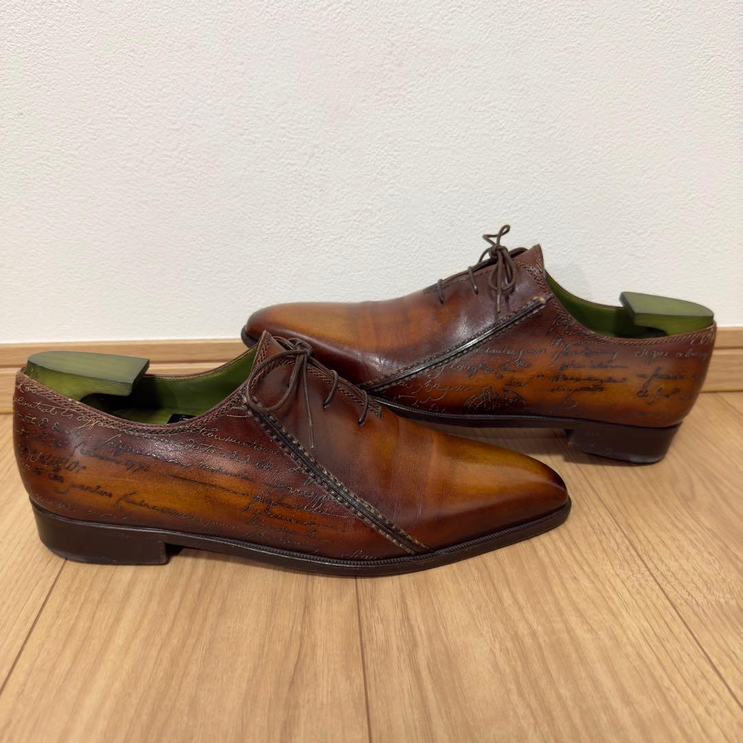幻の名作 60万円 ベルルッティ スカーズ スクリットレザーシューズ 8.5