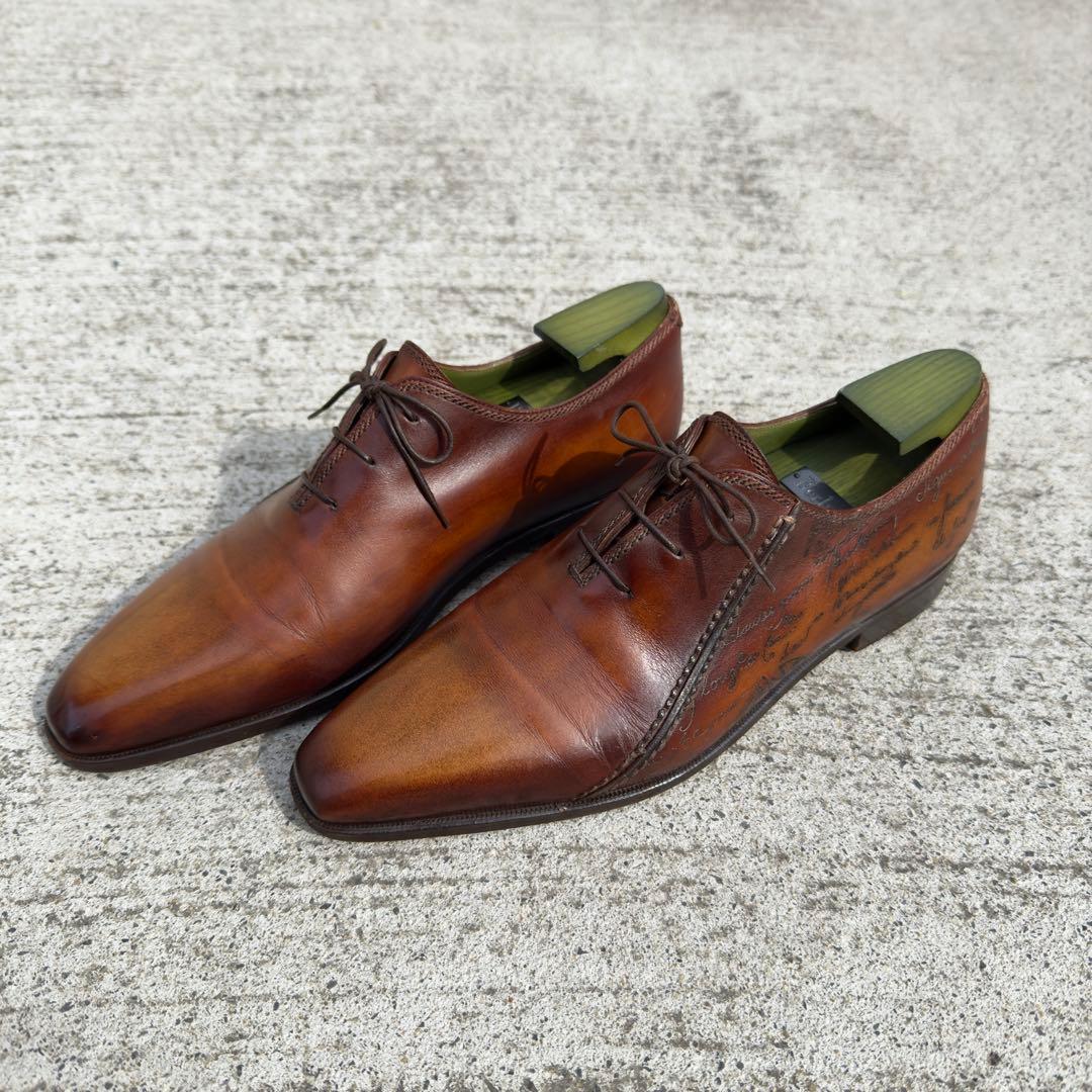 幻の名作 60万円 ベルルッティ スカーズ スクリットレザーシューズ 8.5