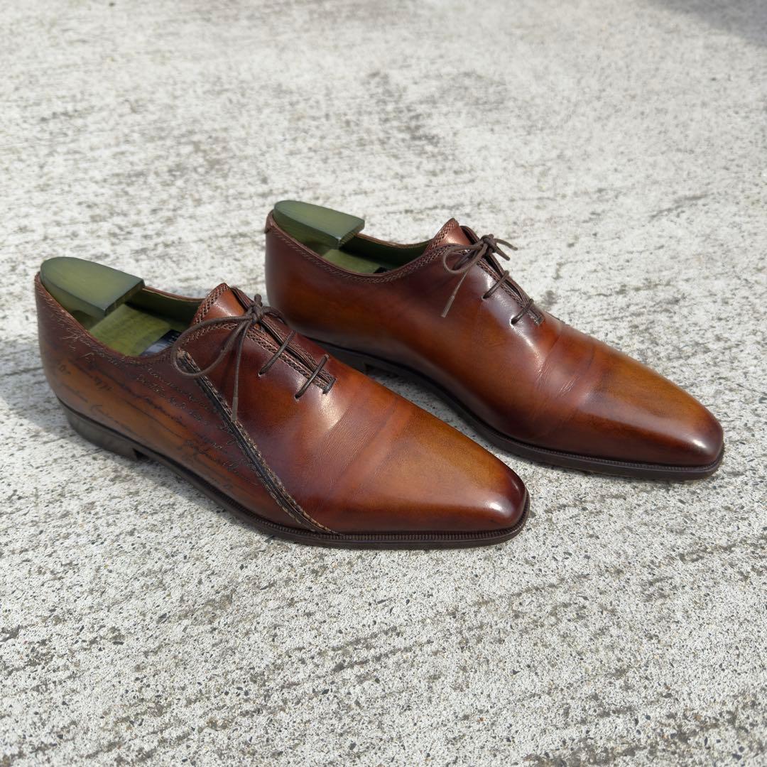 幻の名作 60万円 ベルルッティ スカーズ スクリットレザーシューズ 8.5