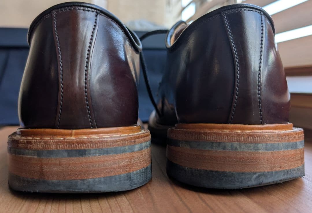 Tricker's Bobby 黒コードバン　ダービーシューズ