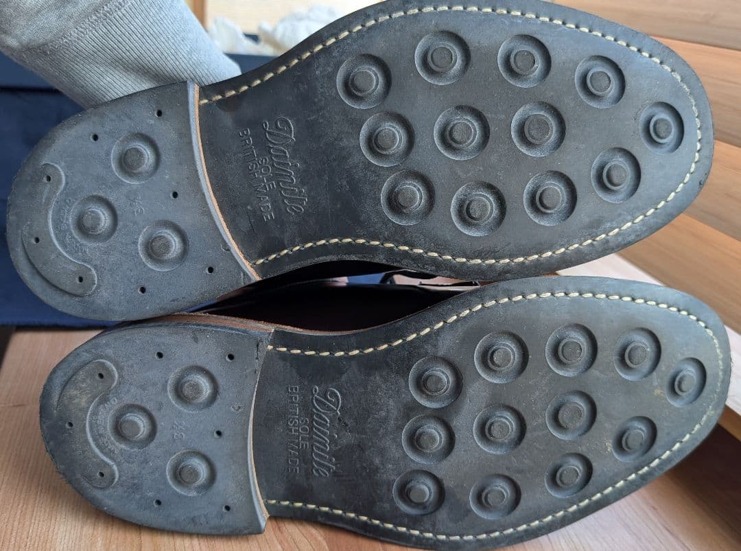 Tricker's Bobby 黒コードバン　ダービーシューズ