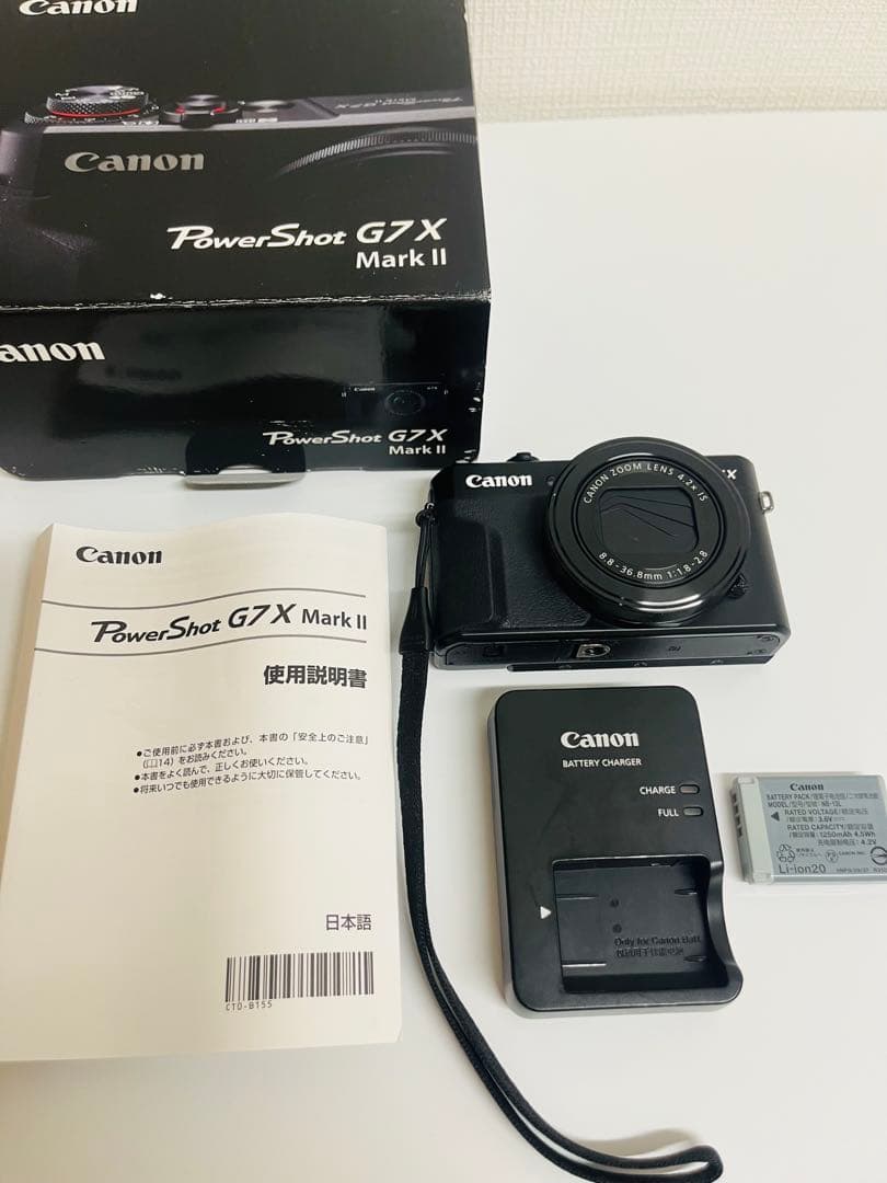 三連休限定値下げ！！【美品】Canon PowerShot G7X Mark 2