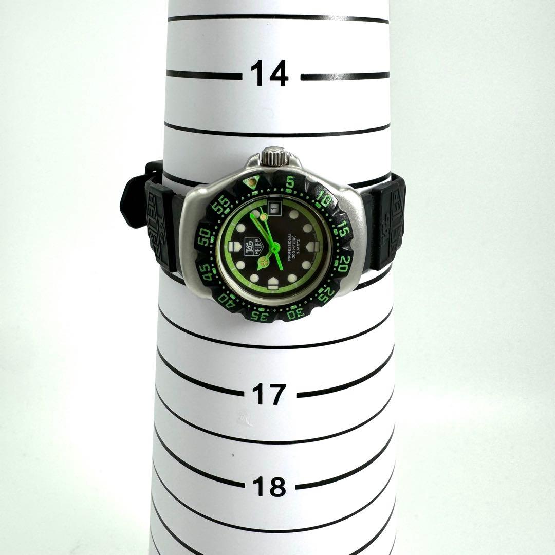 タグホイヤー 腕時計 プロフェッショナル200m 黒文字盤 レディース ラバー