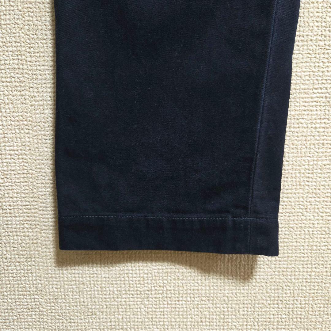 値下げ RRL ダブルアールエル スリム コットン チノパンツ ネイビー