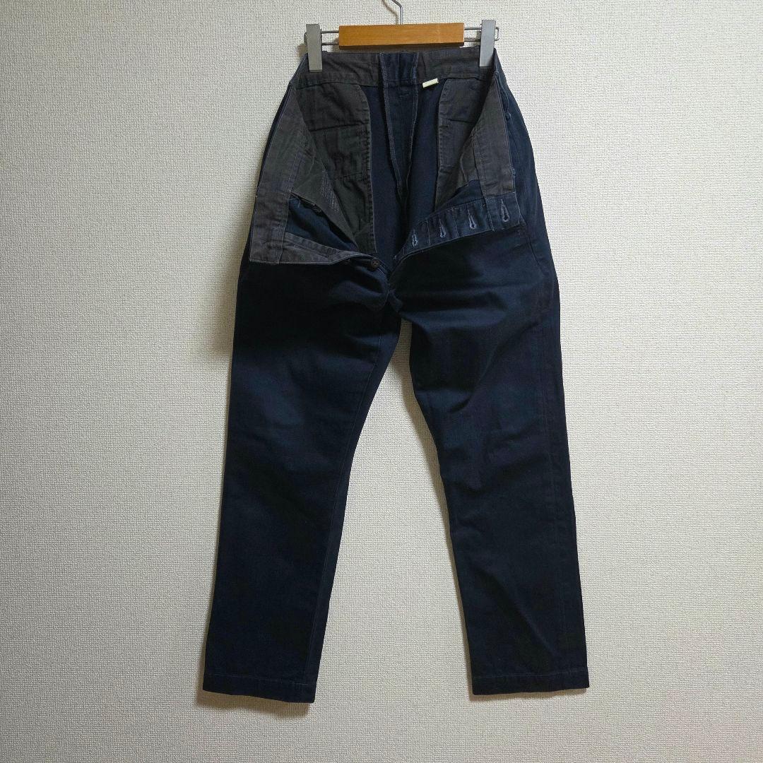 値下げ RRL ダブルアールエル スリム コットン チノパンツ ネイビー