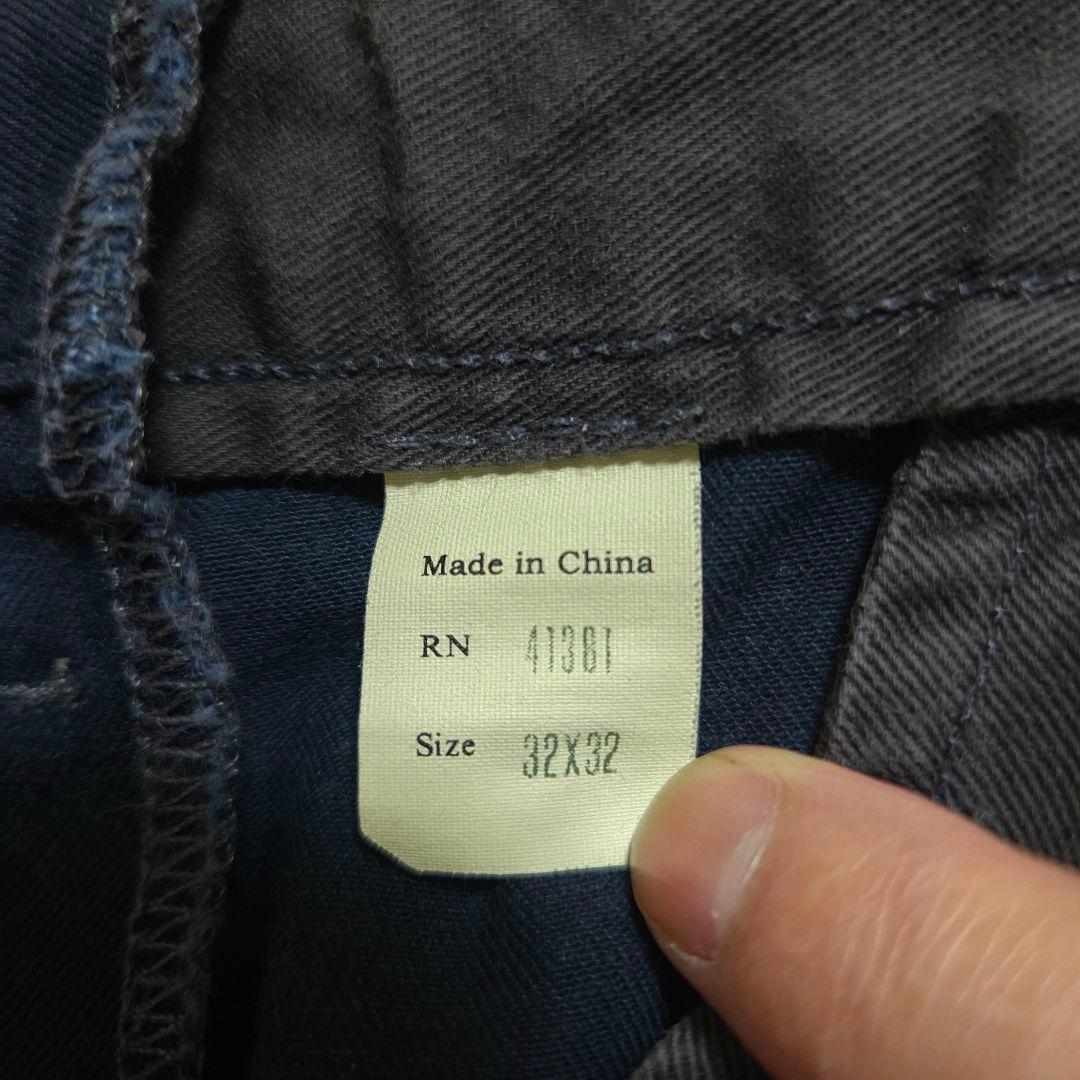 値下げ RRL ダブルアールエル スリム コットン チノパンツ ネイビー