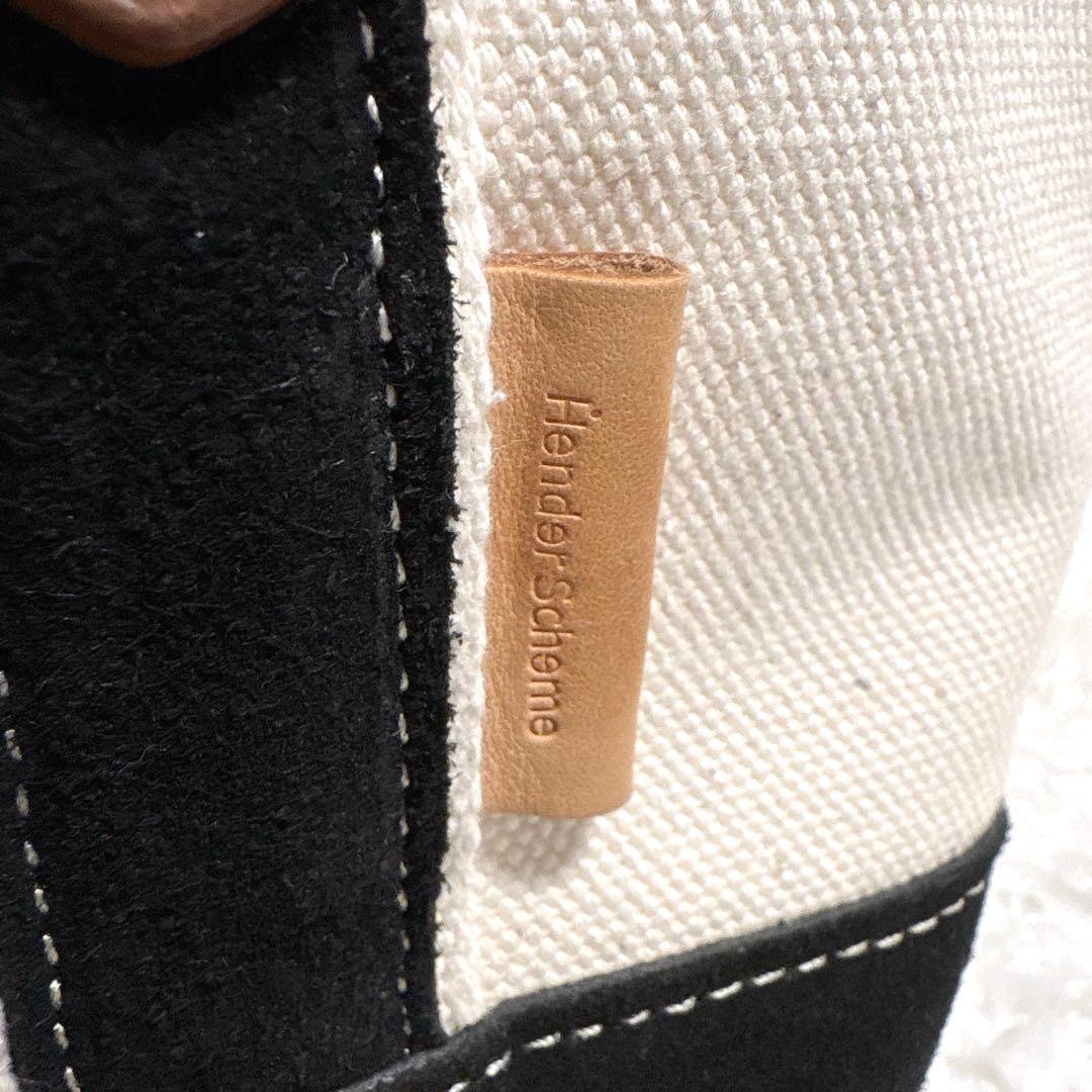 バッグ Hender Scheme campus suede handle tote S