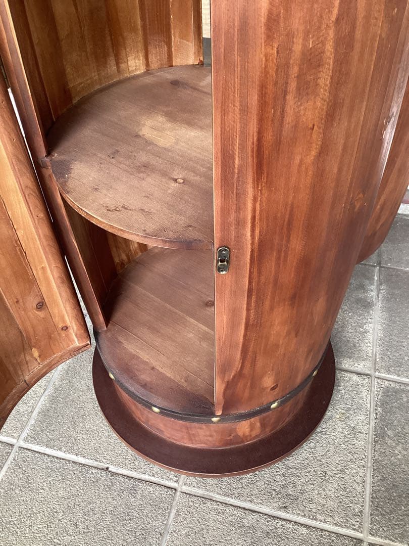 [ pumpkins　]カウンター　テーブル　樽型　バーキャビネット