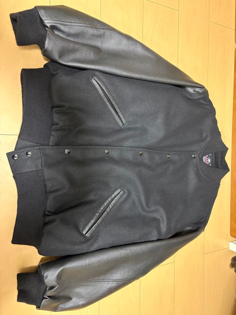 GAME Sportswear バーシティジャケット　 ブラック　最終値下げ！！