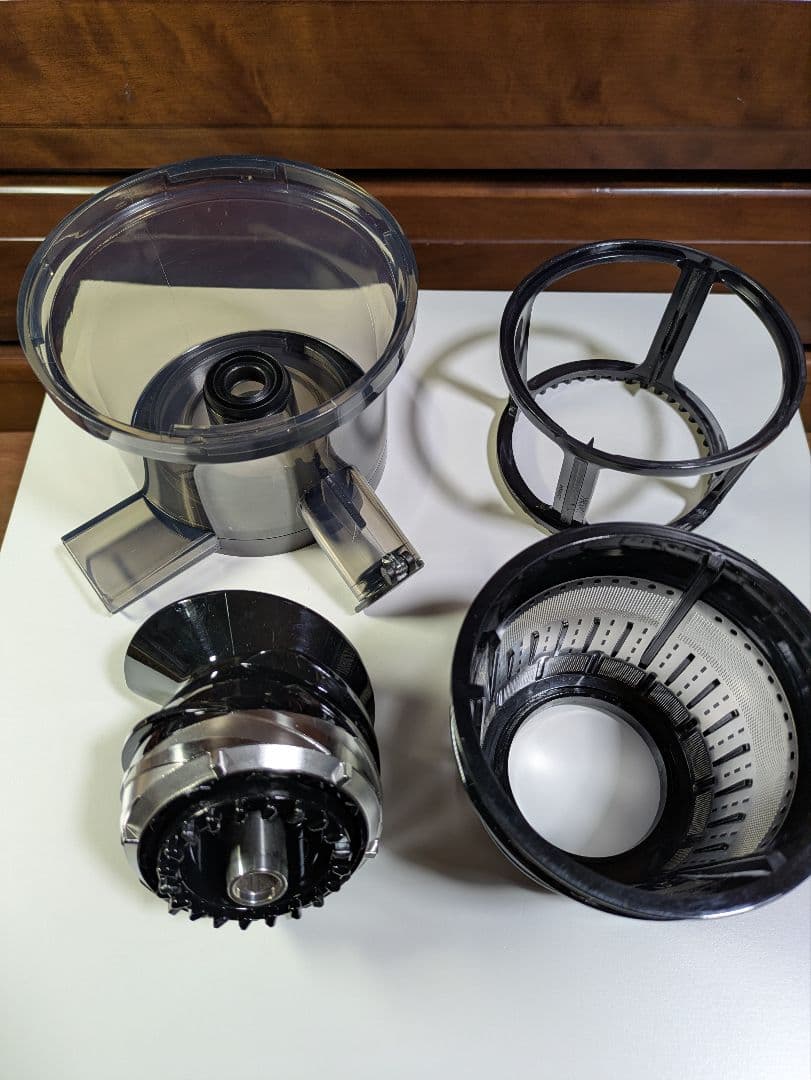 Panasonic MJ-L400 低速ジューサー（赤）【未使用品】