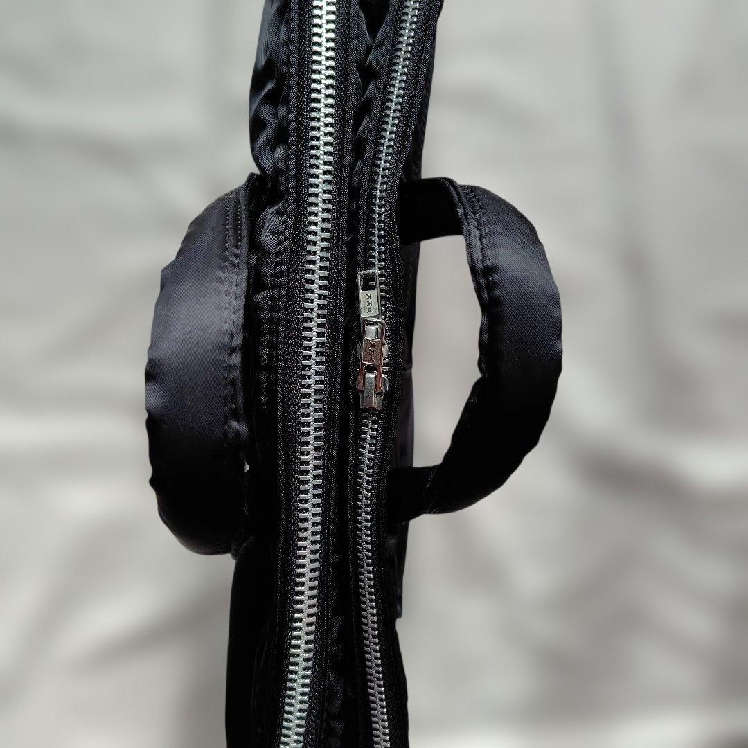 ポータータンカー　2Wayバック 黒 ナイロン バッグ ジッパー付き