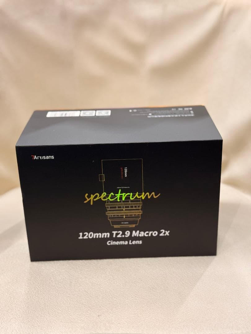 新品7Artisans 120mm T2.9 Macro 2xレンズ
