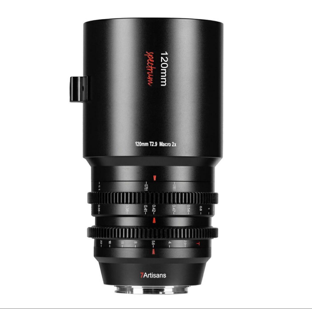 新品7Artisans 120mm T2.9 Macro 2xレンズ