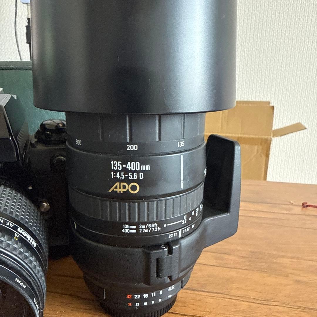 Nikon F4 一眼レフカメラ&sigma APO 135-400mm