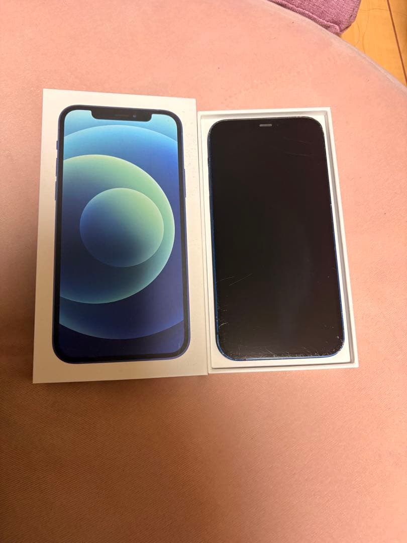 Apple iPhone 12 青色 本体