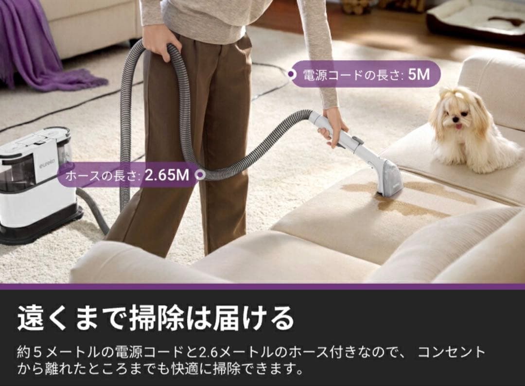 2025最新型 Eureka リンサークリーナー 水加熱式 NEY200 ✨新品