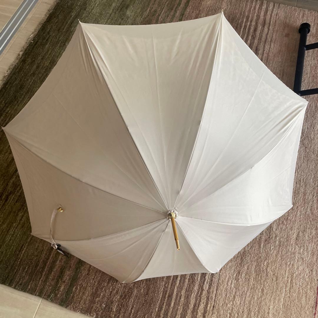 【パソッティ】新品未使用　レース模様 ホワイト日傘