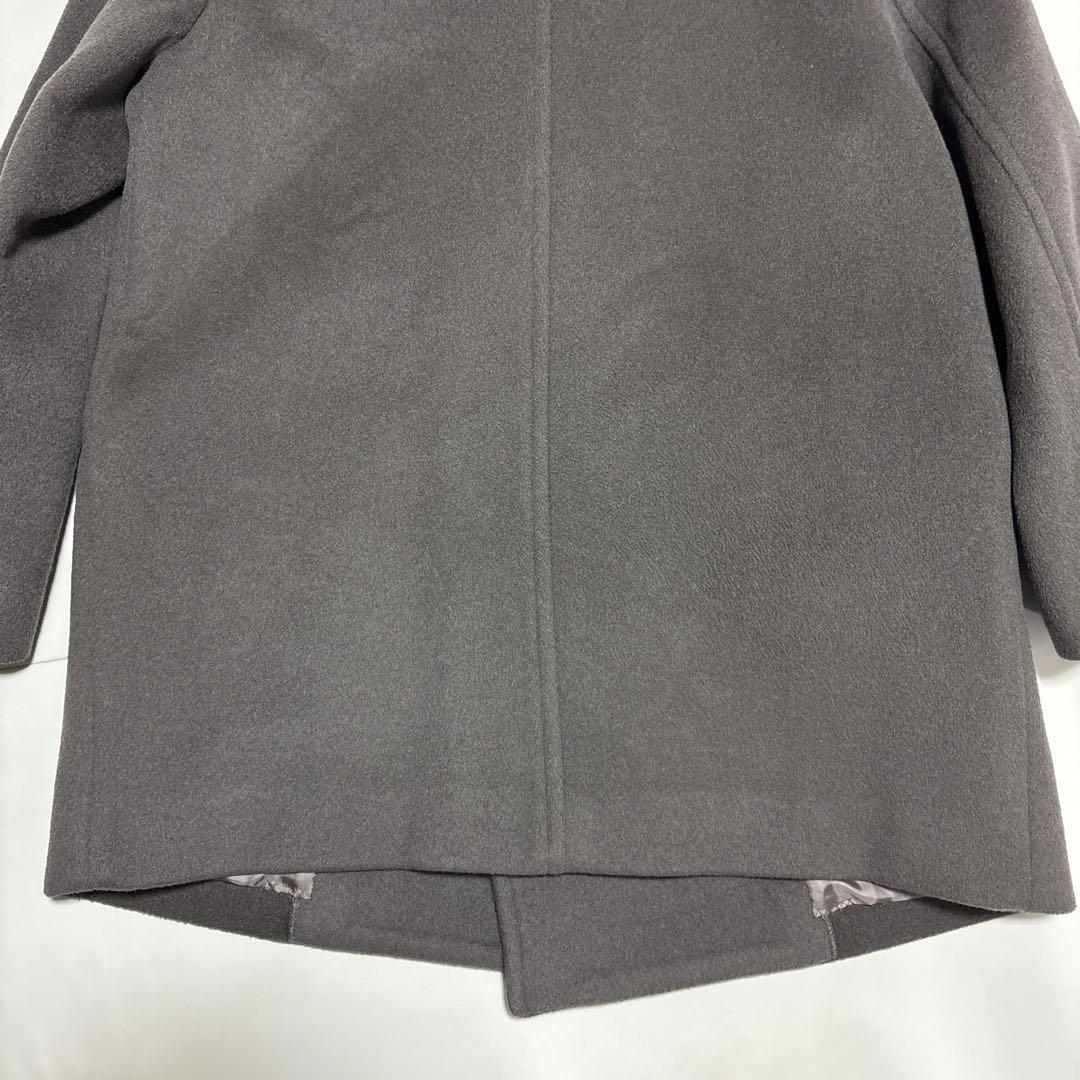 【美品】スピックアンドスパン テーラードカラーショートコート 34 ブラウン