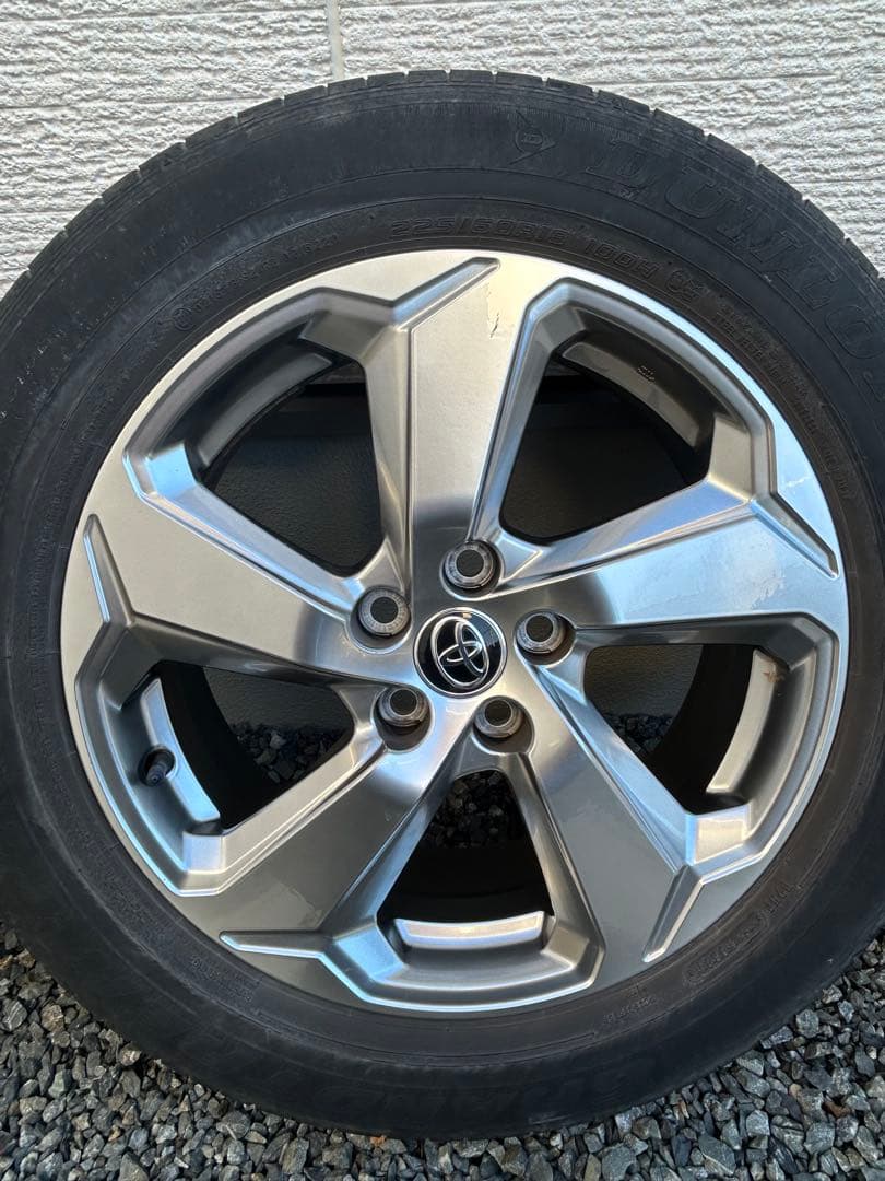 トヨタ純正 RAV4 Gグレード アルミホイール・タイヤ 4本セット　純正戻し