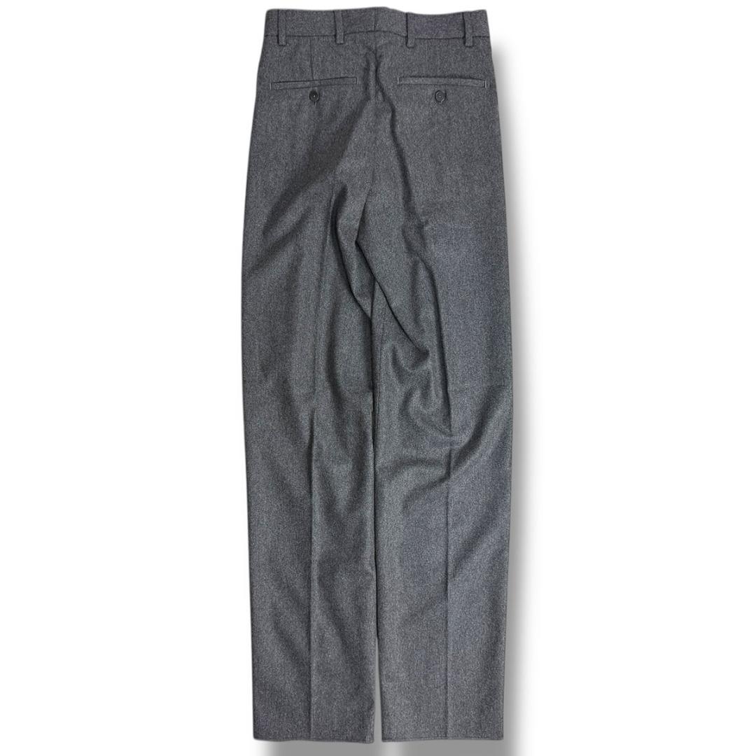 J4077 新品 ベルナールザンス BAC J 2Pウールサキソニーパンツ 36