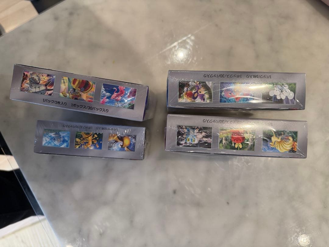 【新品未開封】ポケカ BOX 4種セット シュリンク付き（シャイニートレジャー他