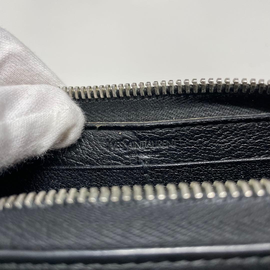 Ｒ*Ｅ様 YSL ストーン装飾 長財布 黒　カサンドラ