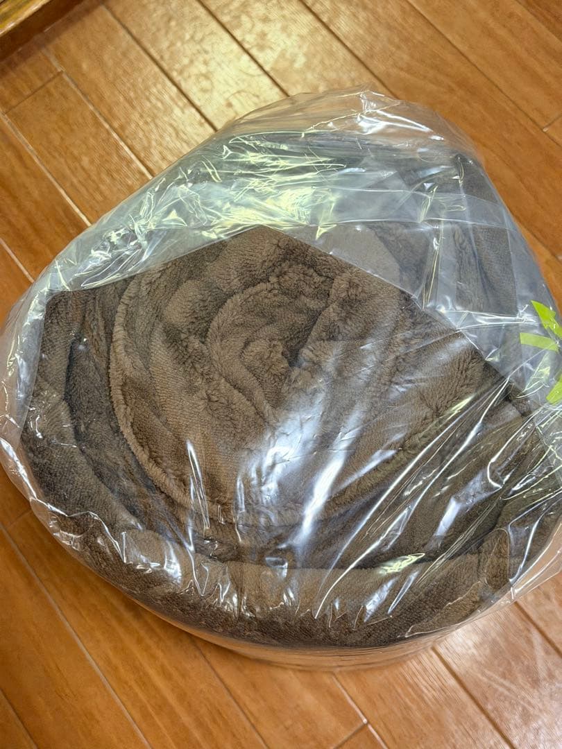 ブラウン キルティング 敷きパッド