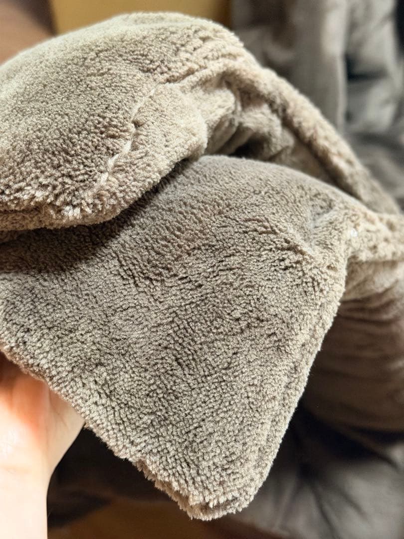 ブラウン キルティング 敷きパッド