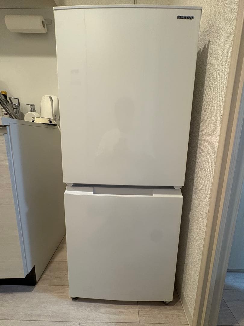 SHARP シャープノンフロン冷凍冷蔵庫 152L SJ-D15HJ-W 美品