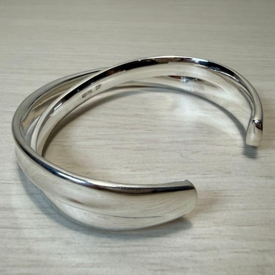 4℃ ヨンドシー シルバー ブレスレット バングル