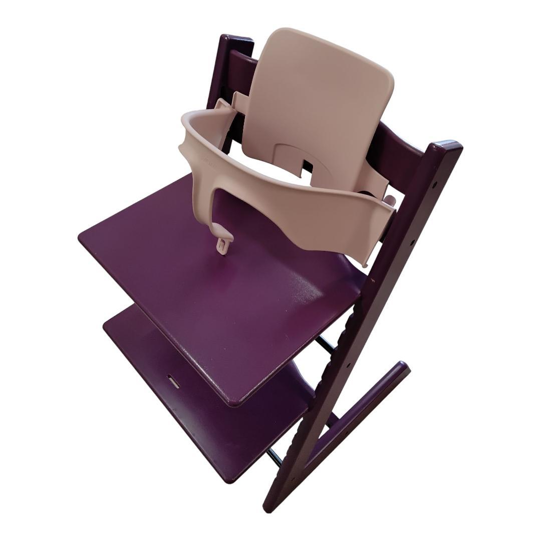 ストッケ ベビーチェア トリップトラップ STOKKE パープル S/N5