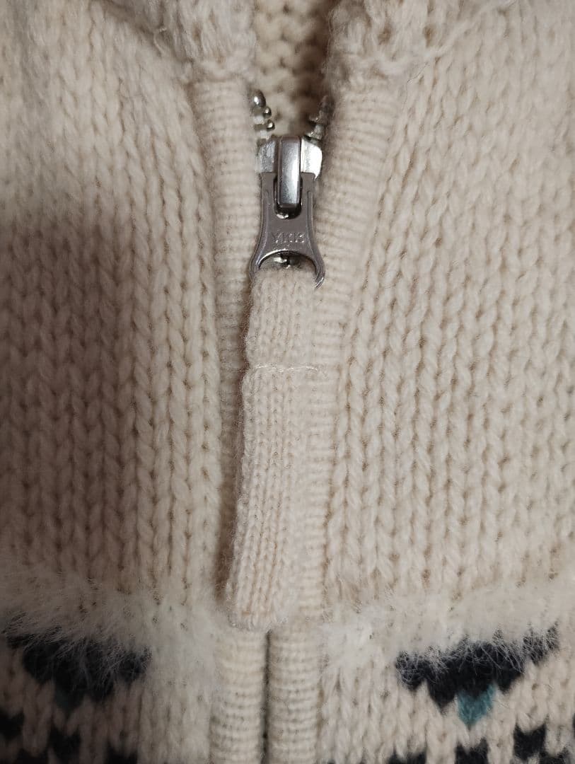 FRAMeWORK ジャガードZIPカーディガン