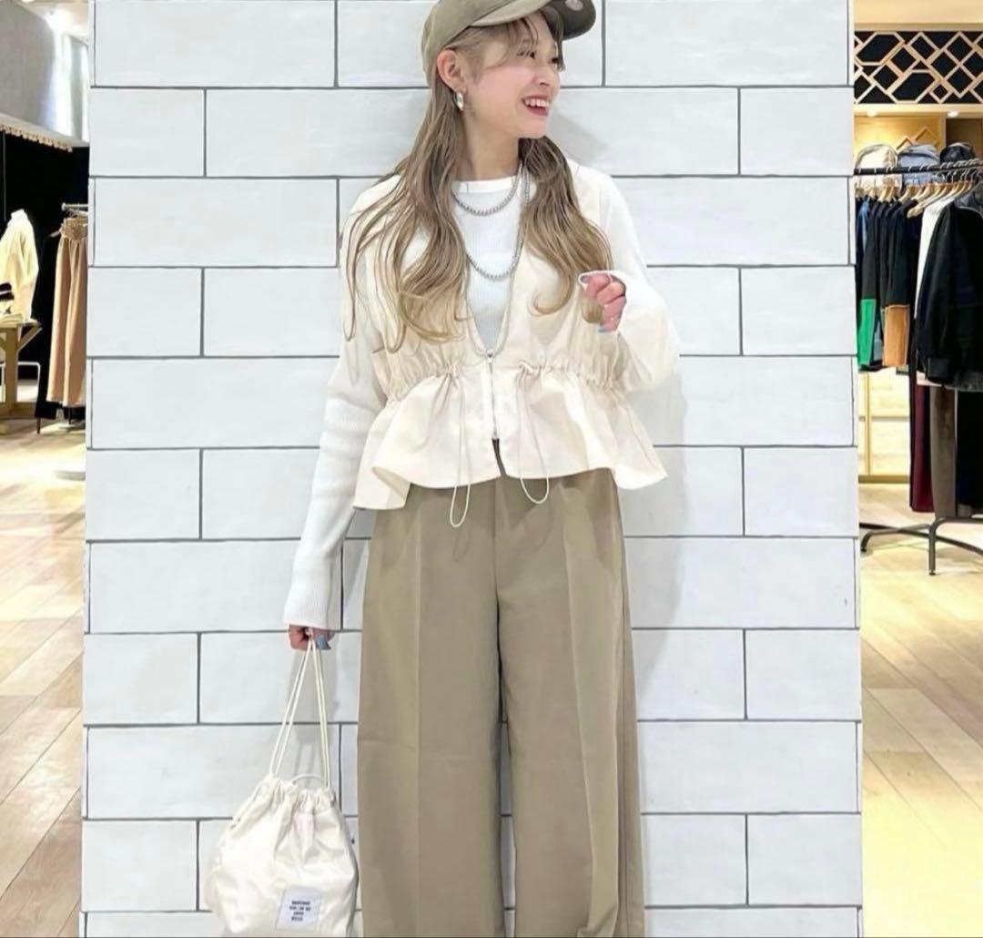 【完売品】新品未使用LEPSIM ゆきはさん ギャザー2wayベストアイボリー