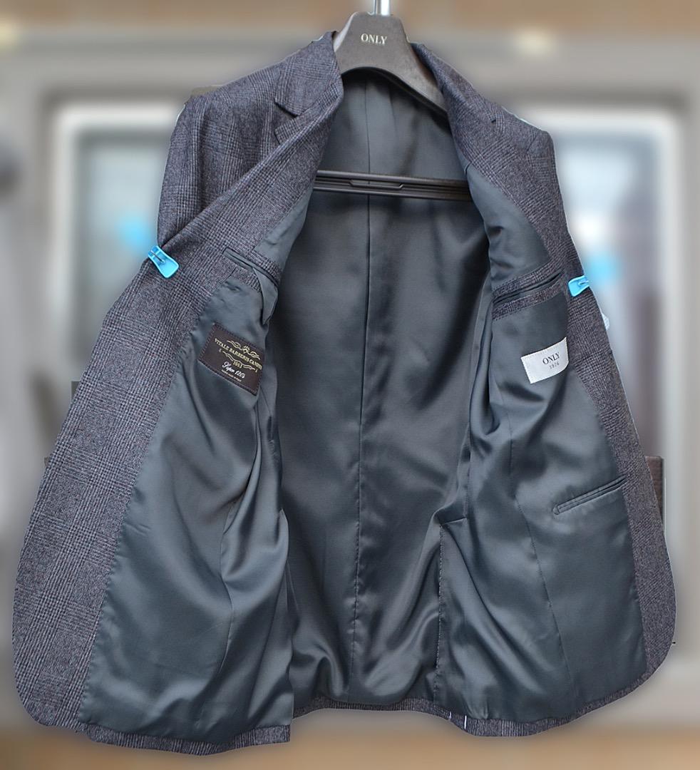 ONLY　ビジネススーツ　カノニコ生地　新品未使用・未裾上げ　サイズ44(s)