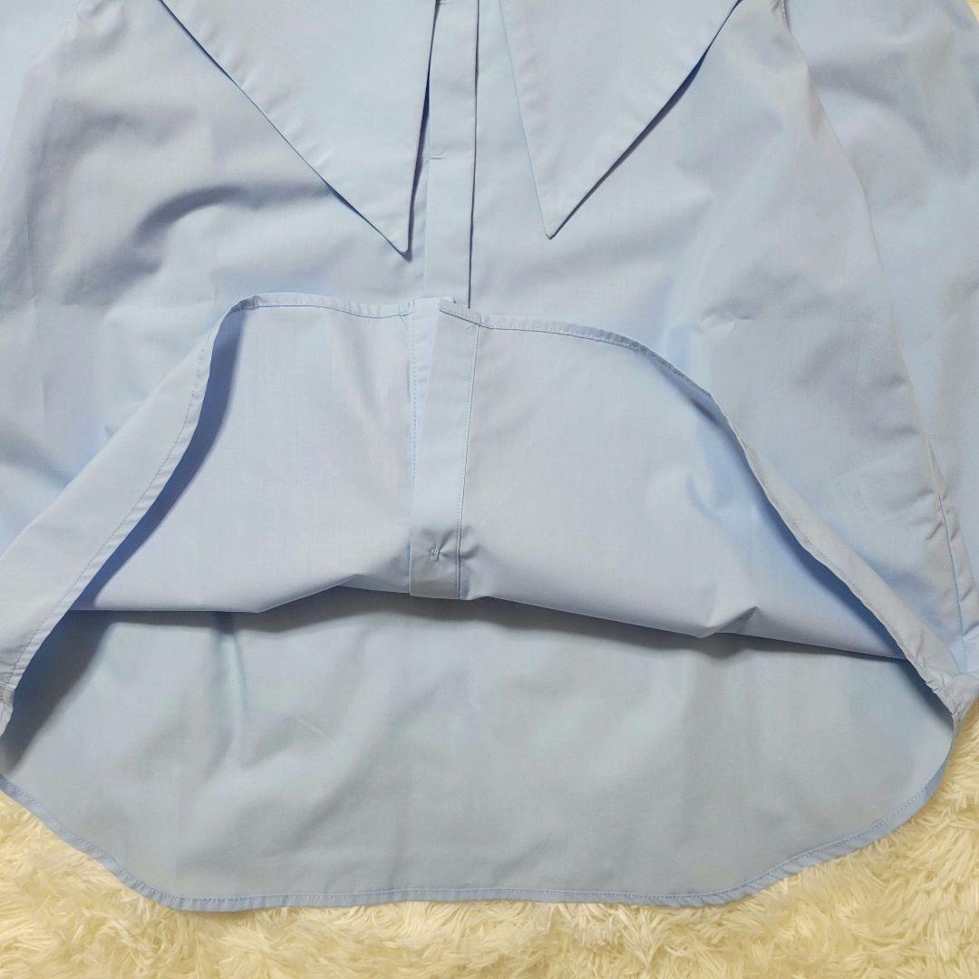 ♡受注生産♡トーマスマグパイ♡ ビッグカラー シャツ サックス