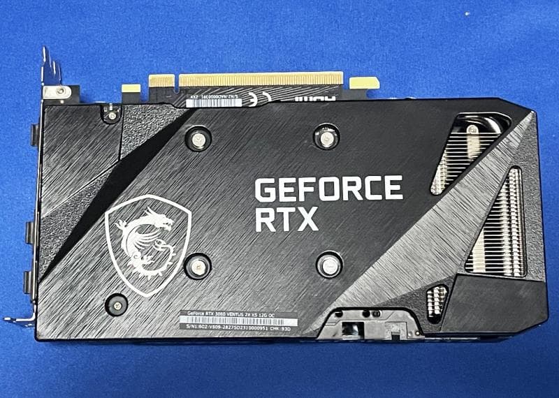 MSI製GeForce RTX 3060 VENTUS 2X OC 12GB