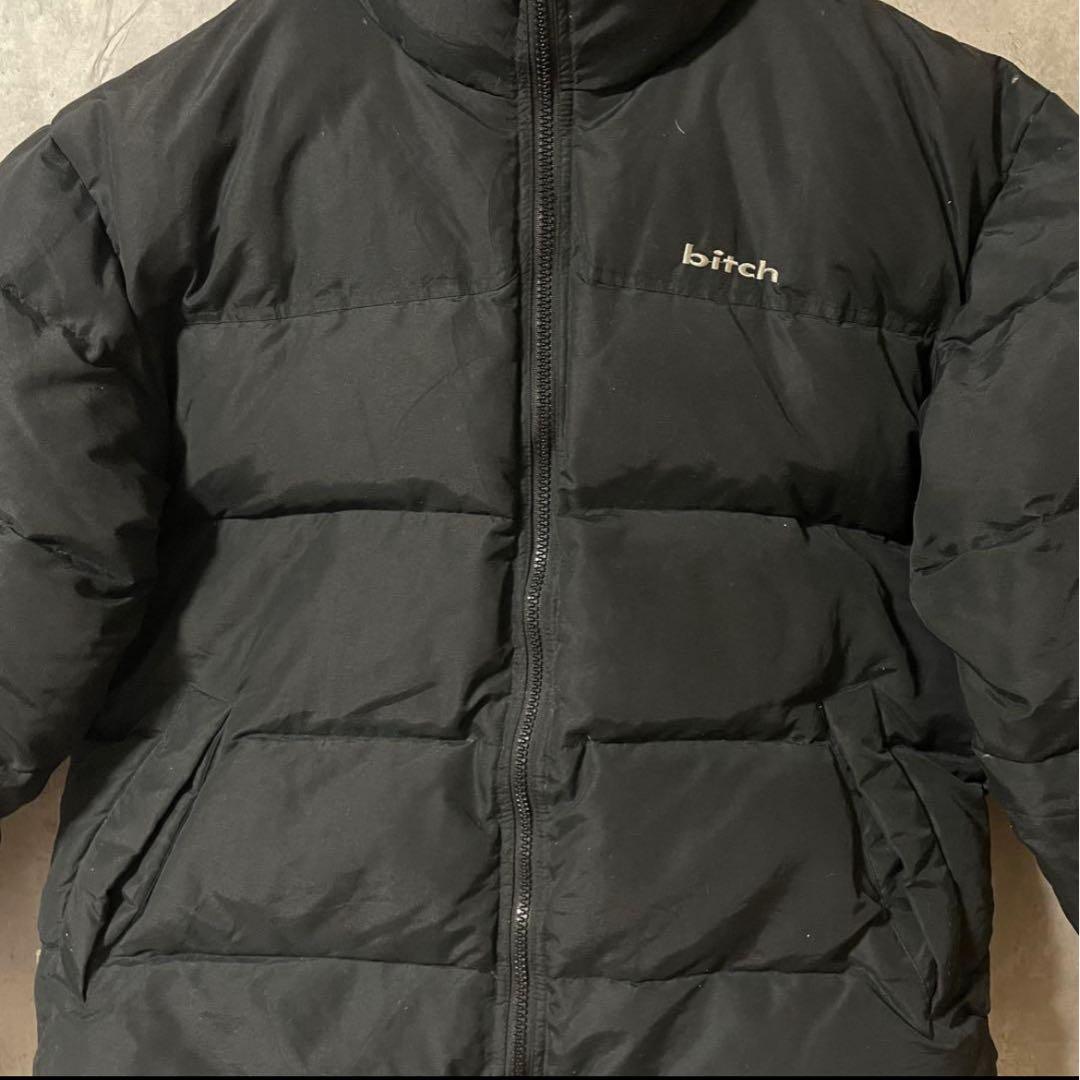 bitchskateboardsビッチスケートボーダーズ ダウンジャケット黒希少