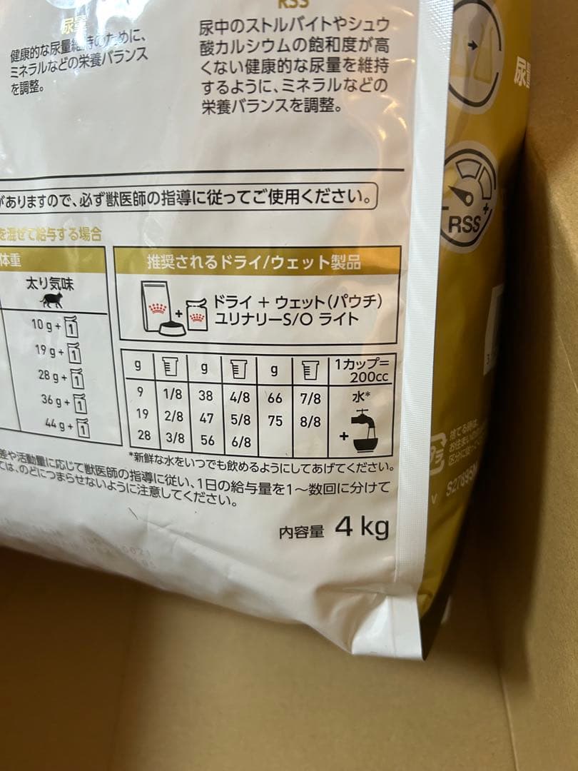 猫 ユリナリー S/O ライト 療法食 オリジナルロゴペーパーセット