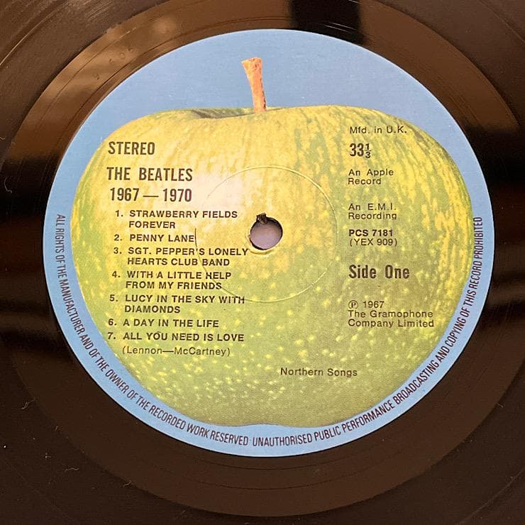★UK オリジナル盤 ビートルズ「赤盤」＆「青盤」