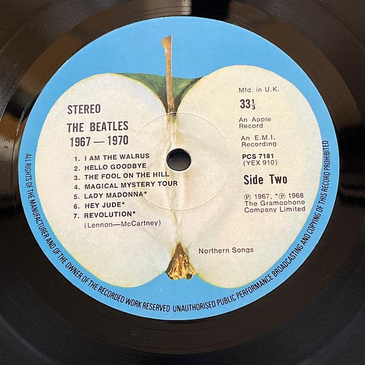 ★UK オリジナル盤 ビートルズ「赤盤」＆「青盤」