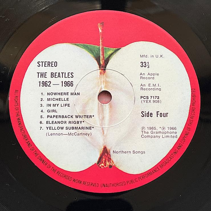 ★UK オリジナル盤 ビートルズ「赤盤」＆「青盤」